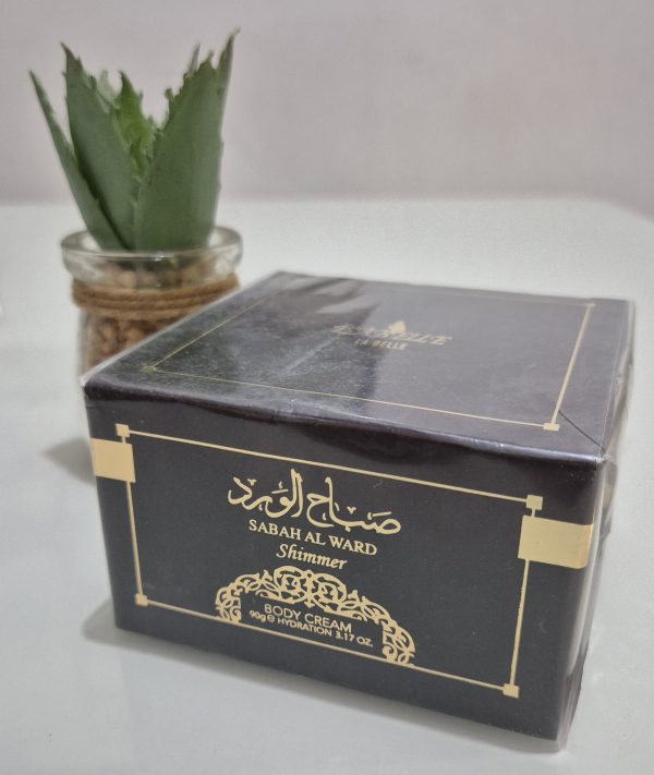 Hidratante Sabah Al Ward com brilho - Imagem 1